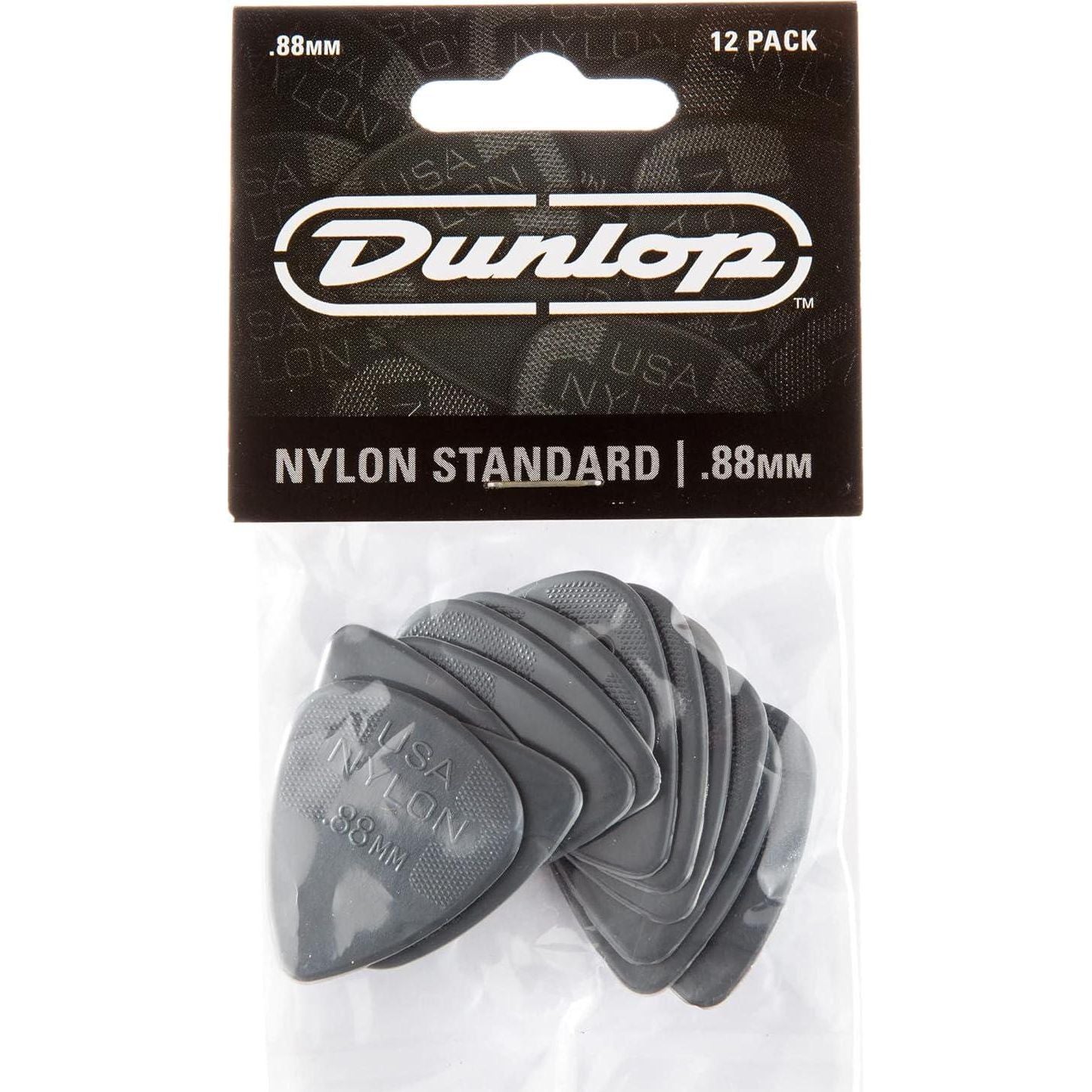 Jim Dunlop 22044088112 Nylon Picks 12 Pack (44P.88),710137017474