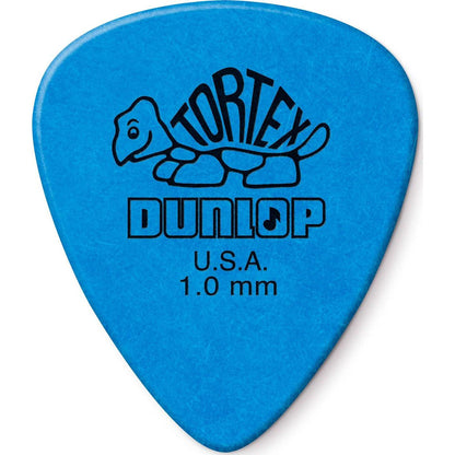 Jim Dunlop Tortex Standard 1.0mm Blue Guitar Picks-36 Pack (418B1.0),