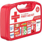 Band-Aid Johnson & Johnson All-Purpose First Aid Kit, Portable & Compact for Cuts, Scrapes, Sprains, and Burns, 160 Pieces, Ideal for Travel & Emergencies