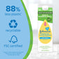 Johnson's Head-To-Toe Gentle Baby Body And Hair Wash, Tear-Free, Sulfate-Free And Hypoallergenic For Sensitive Skin, Value Size Refill, 33.8 Fl. Oz,