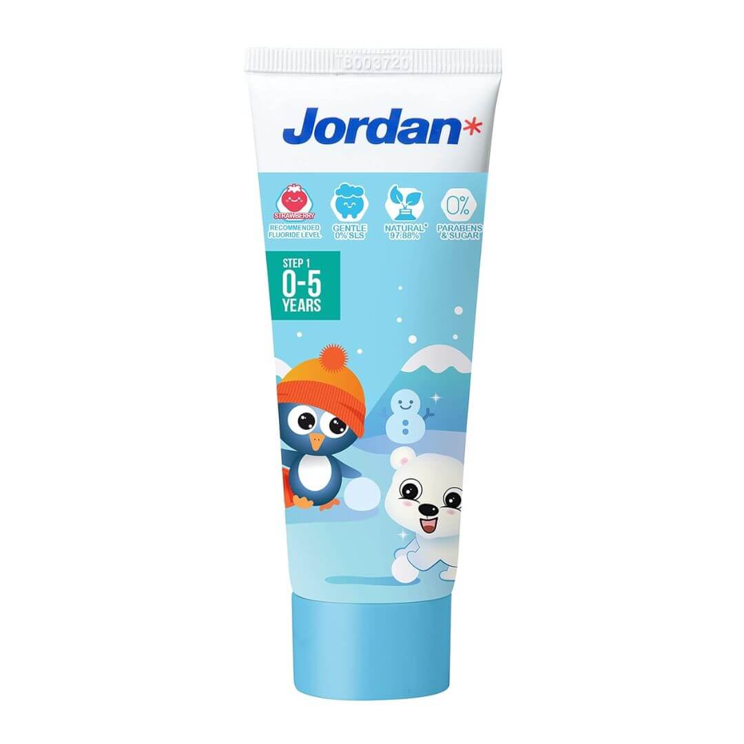 Jordan Kids Step 1 Toothpaste For 0-5 Years 75g,9555019002107