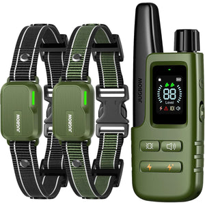 JUGBOW Dog Shock Collar, 2 Dogs, 3300ft Range, 4 Training Modes, Waterproof & Rechargeable E-Collar