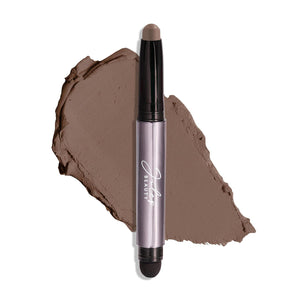 Julep Julep Eyeshadow 101 Crème-to-Powder Waterproof Eyeshadow Stick Stone Matte Long-Lasting, Crease-Proof, Medium Brown Matte Cream Eyeshadow With Built-in Smudger