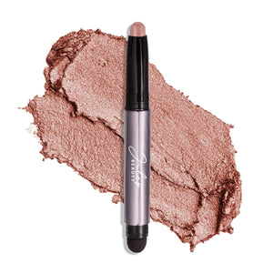 Julep Julep Eyeshadow 101 Crème-to-Powder Waterproof Eyeshadow Stick Rose Shimmer Long-Lasting, Crease-Proof, Pearlescent Rose Shimmer Cream Eyeshadow With Built-in Smudger