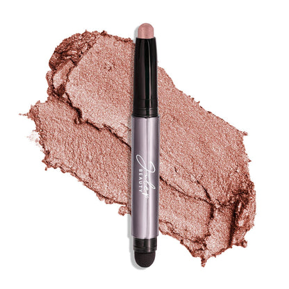 Julep Julep Eyeshadow 101 Crème-to-Powder Waterproof Eyeshadow Stick Rose Shimmer Long-Lasting, Crease-Proof, Pearlescent Rose Shimmer Cream Eyeshadow With Built-in Smudger