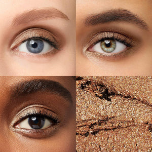 Julep Julep Eyeshadow 101 Crème-to-Powder Waterproof Eyeshadow Stick Bronze Shimmer Long-Lasting, Crease-Proof, Luminous Honey Brown Shimmer Eyeshadow With Built-in Smudger