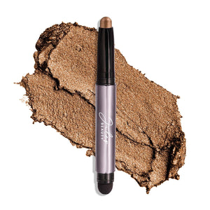 Julep Julep Eyeshadow 101 Crème-to-Powder Waterproof Eyeshadow Stick Bronze Shimmer Long-Lasting, Crease-Proof, Luminous Honey Brown Shimmer Eyeshadow With Built-in Smudger