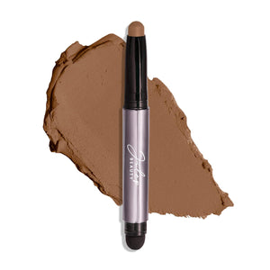 Julep Julep Eyeshadow 101 Crème-to-Powder Waterproof Shadow Stick Smoky Tawny Matte Long-Lasting, Crease-Proof, Muted Brown Matte Eyeshadow With Built-in Smudger