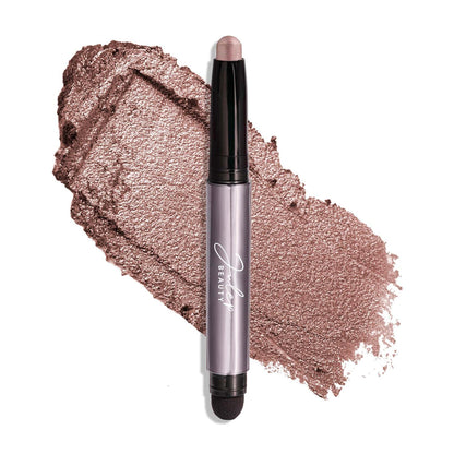 Julep Julep Eyeshadow 101 Crème-to-Powder Waterproof Shadow Stick Mink Mauve Shimmer Long-Lasting, Crease-Proof, Muted Mauve Shimmer Eyeshadow With Built-in Smudger