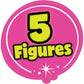 Disney Doorables Neon Glow Peek, Just Play Kids Toys, Ages 5+, Collectible Surprise Toy Figures