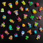 Disney Doorables Neon Glow Peek, Just Play Kids Toys, Ages 5+, Collectible Surprise Toy Figures
