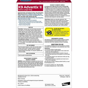 K9 Advantix II XL, 6?Month Flea, Tick & Mosquito Treatment, Dogs Over 55?lb, Vet?Recommended Spot?On
