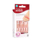 KISS KISS Everlasting French Pedicure Kit, Chip-Free Glue-On Fake Toenails, Real Short Length, Style Limitless , Flexi-Fit Technology, Pink Gel Nail Glue, Mini File, Manicure Stick And 24 False Toenails