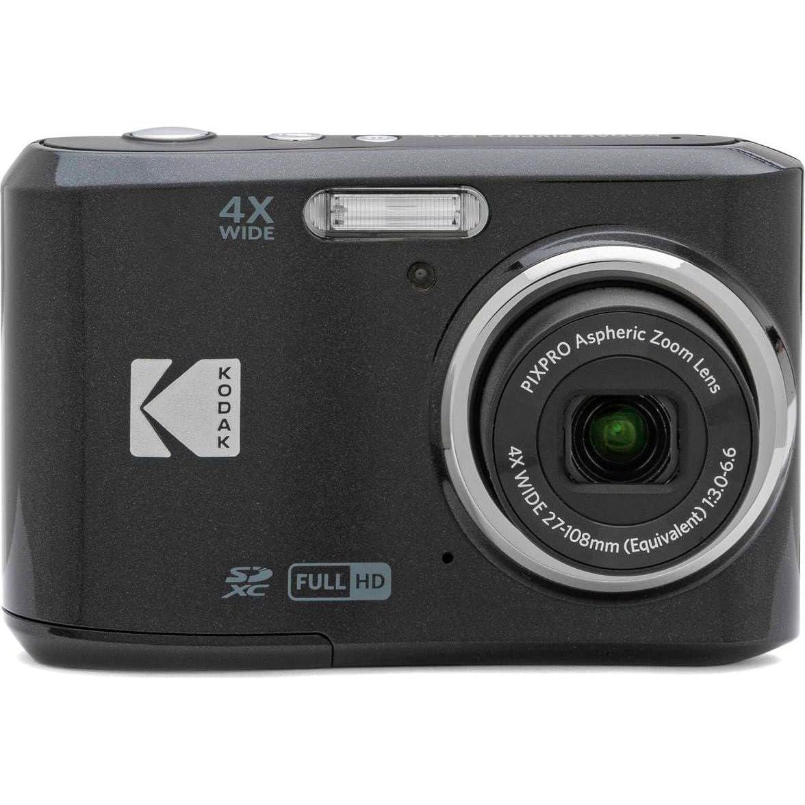 KODAK PIXPRO Friendly Zoom FZ45-BK 16MP Digital Camera With 4X Optical Zoom 27mm Wide Angle And 2.7 LCD Screen (Black),819900014037