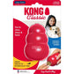 KONG Classic Large Dog Toy Durable Natural Rubber for Chewing Fetch and Treat Stuffing with Erratic Bounce for Long Play Sessions