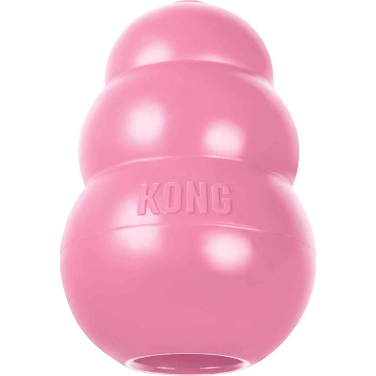 KONG Puppy Toy, Pink, Small Size, Natural Rubber, Teething & Fetch Toy for Puppies