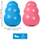 KONG Puppy Toy, Pink, Small Size, Natural Rubber, Teething & Fetch Toy for Puppies