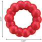 KONG Ring Rubber Chew Toy for Medium Large Dogs Supports Dental Health and Natural Chewing Habits