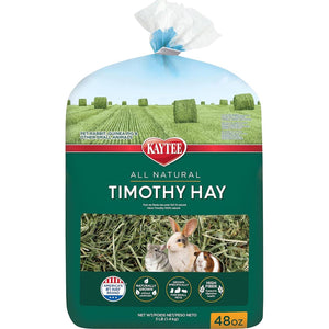 Kaytee All Natural Timothy Hay for Rabbits Guinea Pigs and Small Animals 3 lb Bag
