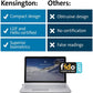 Kensington VeriMark Gen1 USB-A Fingerprint Key Reader - Windows Hello, Anti-Spoofing (K67977WW),