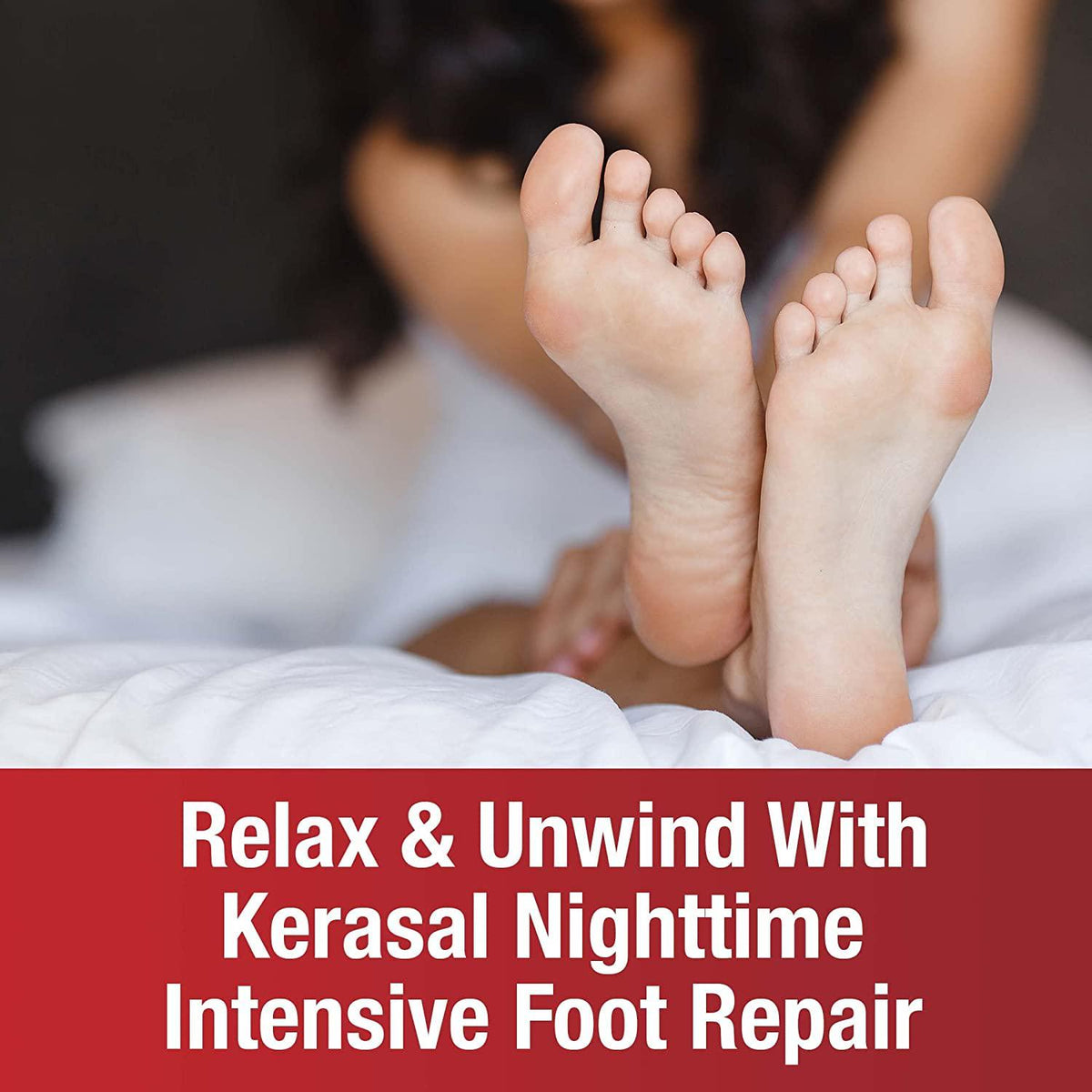 Kerasal Kerasal Nighttime Intensive Foot Repair, Skin Healing Ointment For Cracked Heels And Dry Feet, 1 Oz