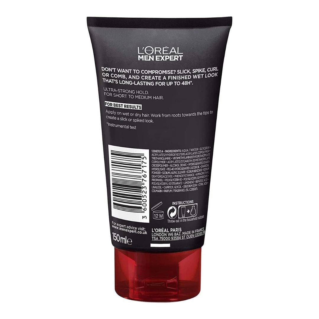 L'Oreal Paris Men Expert Extreme Fix Indestructible Gel No.10 150ml,3600523767175,
