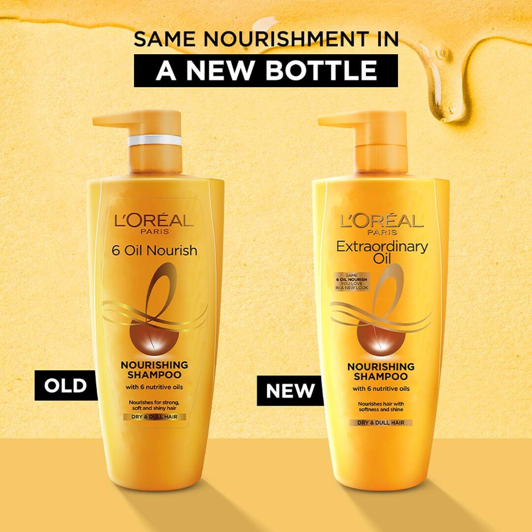 L'Oreal Paris Extraordinary Oil Nourishing Shampoo For Dry & Dull Hair 650ml,8901526103430
