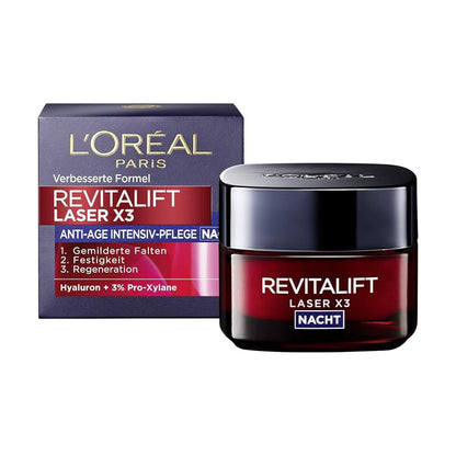 L'Oreal Paris Revitalift Laser X3 Anti-Age Night Cream 50ml,3600522480105