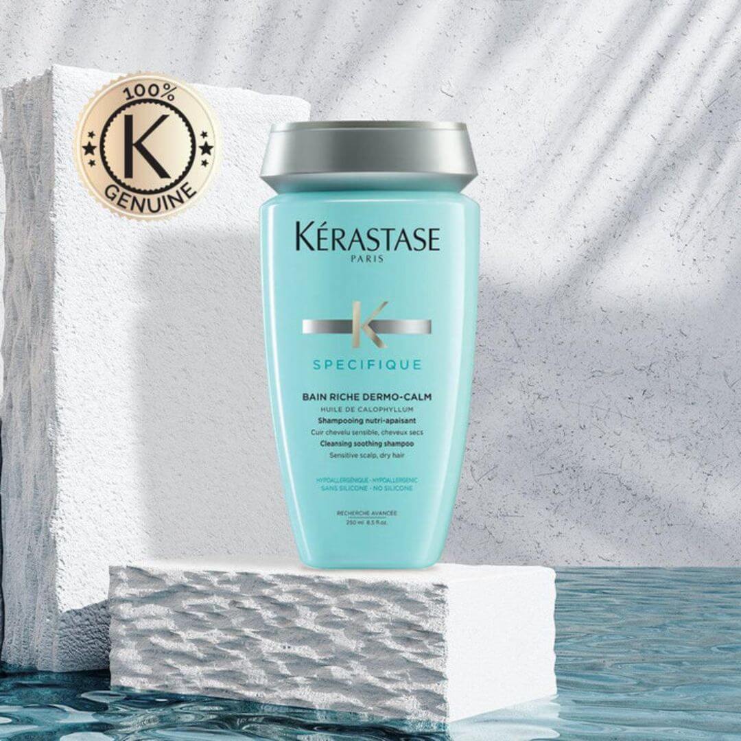 Kerastase Specifique Bain Riche Dermo Calm Cleansing Soothing Shampoo 250ml,3474636397396