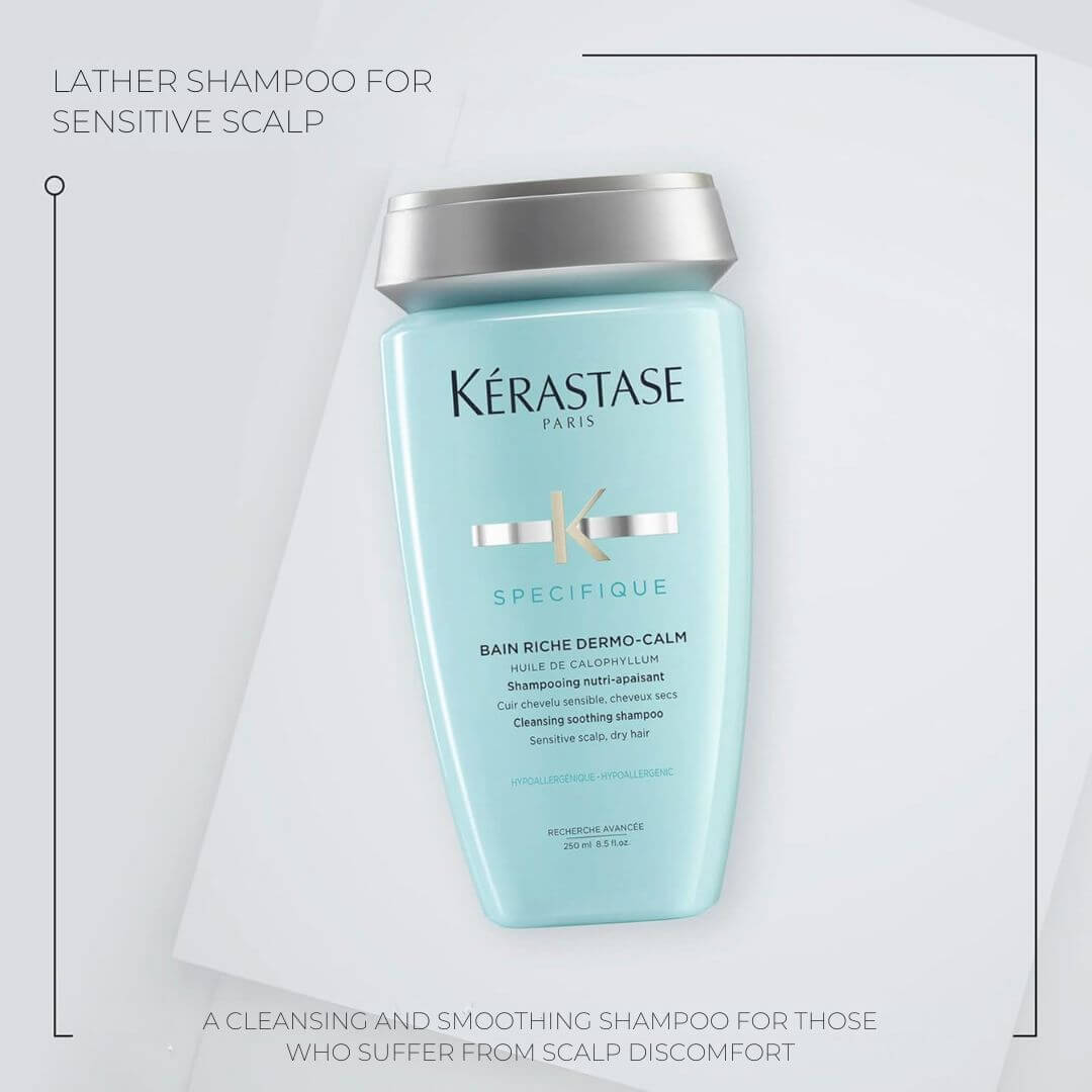 Kerastase Specifique Bain Riche Dermo Calm Cleansing Soothing Shampoo 250ml,3474636397396