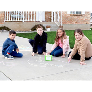 Kid Made Modern Sidewalk Chalk Bucket 24 Ct Non Toxic Washable Chalk Set for Kids and Toddlers Outdoor Games