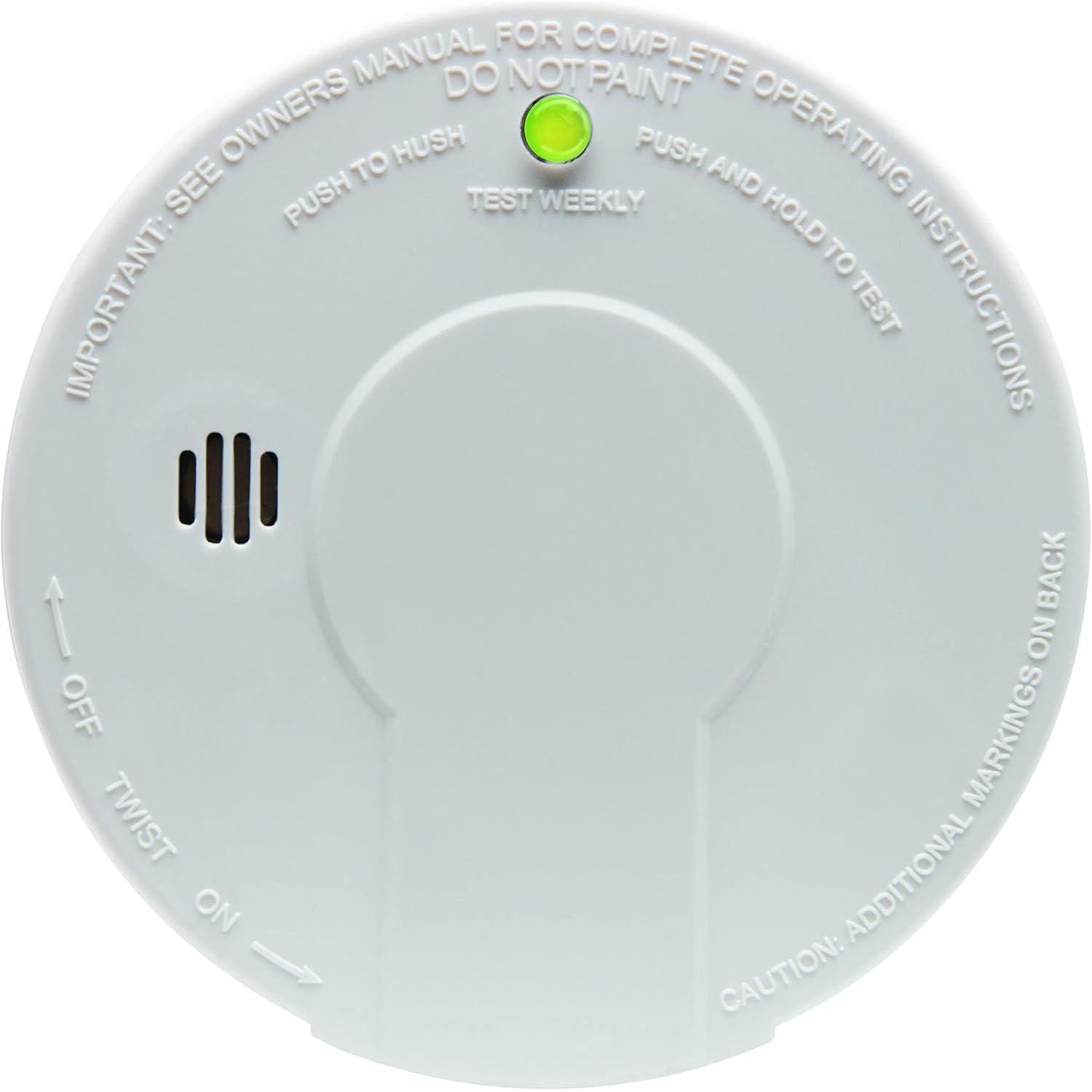 Kidde Smoke Detector, 9-Volt Battery Operated, Ionization Smoke Alarm, Battery Included,047871260515