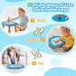 Kikidex Magnetic Drawing Board Light Blue Educational Doodle Toy for Toddler Girls Ages 1 to 3 Years Birthday Gift