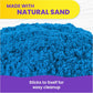Kinetic Sand Blue Sensory Play Sand 2.5 lb Resealable Bag Moldable Fun for Kids Ages 3 and Up