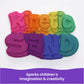 Kinetic Sand Blue Sensory Play Sand 2.5 lb Resealable Bag Moldable Fun for Kids Ages 3 and Up