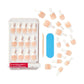 KISS Kiss Everlasting French Nail Manicure, Chip-Free With Flexi-Fit Technology, Real Short, Endless , Nail Kit With Pink Nail Glue (Net Wt. 2 G / 0.07oz.), Mini File, Manicure Stick, And 28 Fake Nails