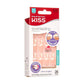 KISS Kiss Everlasting French Nail Manicure, Chip-Free, Flexi-Fit Technology, Real Short, String Of Pearls , Nail Kit With Pink Nail Glue (Net Wt. 2g / 0.07oz), Mini File, Manicure Stick, And 28 Fake Nails