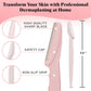 Kitsch Kitsch Dermaplaning Tool - Face Razors For Women And Men, Eyebrow Trimmer And Face Shaver, Facial Hair Removal, Facial Razors For Women And Men, Dermaplane Razor - 12pc, Blush