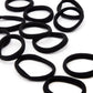 Kitsch Kitsch Nylon Hair Ties For Girls And Women - No Snag, Pain-free Hair Ties No Damage Ideal For Ponytails, Updos And Braids, 12pcs Black