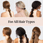 Kitsch Kitsch Nylon Hair Ties For Girls And Women - No Snag, Pain-free Hair Ties No Damage Ideal For Ponytails, Updos And Braids, 20pcs Black