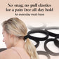 Kitsch Kitsch Nylon Hair Ties For Girls And Women - No Snag, Pain-free Hair Ties No Damage Ideal For Ponytails, Updos And Braids, 12pcs Black