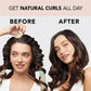 Kitsch Kitsch Satin Heatless Curling Set - Overnight Hair Rollers For Soft Curls, Curling Rod Headband, Hair Curlers - Aura