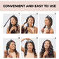 Kitsch Kitsch Satin Heatless Hair Curler Set - Heatless Curls Overnight, Hair Rollers For Soft Curls And Frizz-Free Styling, No Heat Curlers To Sleep In, Curling Rod Headband With 2 Scrunchies - Charcoal