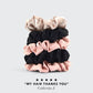 Kitsch Kitsch Satin Scrunchies For Women - No Crease Hair Ties For Girls | Scrunchies For All Hair Types And Textures, Perfect For Day Or Night - 5 Pcs, Assorted