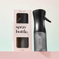 Kitsch Kitsch Spray Bottle For Hair - Continuous Water Mister With Ultra Fine Mist For Hairstyling, Barbers, Salons, Cleaning, Plants, Versatile Spray Bottles - Made From Recycled Plastic - Black, 5 Oz