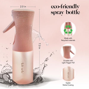 Kitsch Kitsch Spray Bottle For Hair - Continuous Water Mister With Ultra Fine Mist For Hairstyling, Barbers, Salons, Cleaning, Plants, Versatile Spray Bottles - Made From Recycled Plastic - Terracotta, 5 Oz