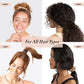 Kitsch Kitsch Ultra Petite Satin Scrunchies For Women - No Crease Hair Ties For Girls | Scrunchies For All Hair Types And Textures, Perfect For Day Or Night - 6 Pcs, Eucalyptus