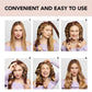 Kitsch Kitsch XL Satin Heatless Hair Curler Set - Heatless Curls Overnight, Hair Rollers For Soft Curls And Frizz-Free Styling, No Heat Curlers To Sleep In, Jumbo Curling Rod Headband - Chocolate
