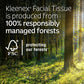 Kleenex Lotion Facial Tissues with Coconut Oil, 3 Flat Boxes, 120 Tissues per Box, 3-Ply, Soft & Gentle on Skin