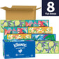 Kleenex Trusted Care Facial Tissues, 8 Flat Boxes, 200 Tissues per Box, 2-Ply (Packaging May Vary)